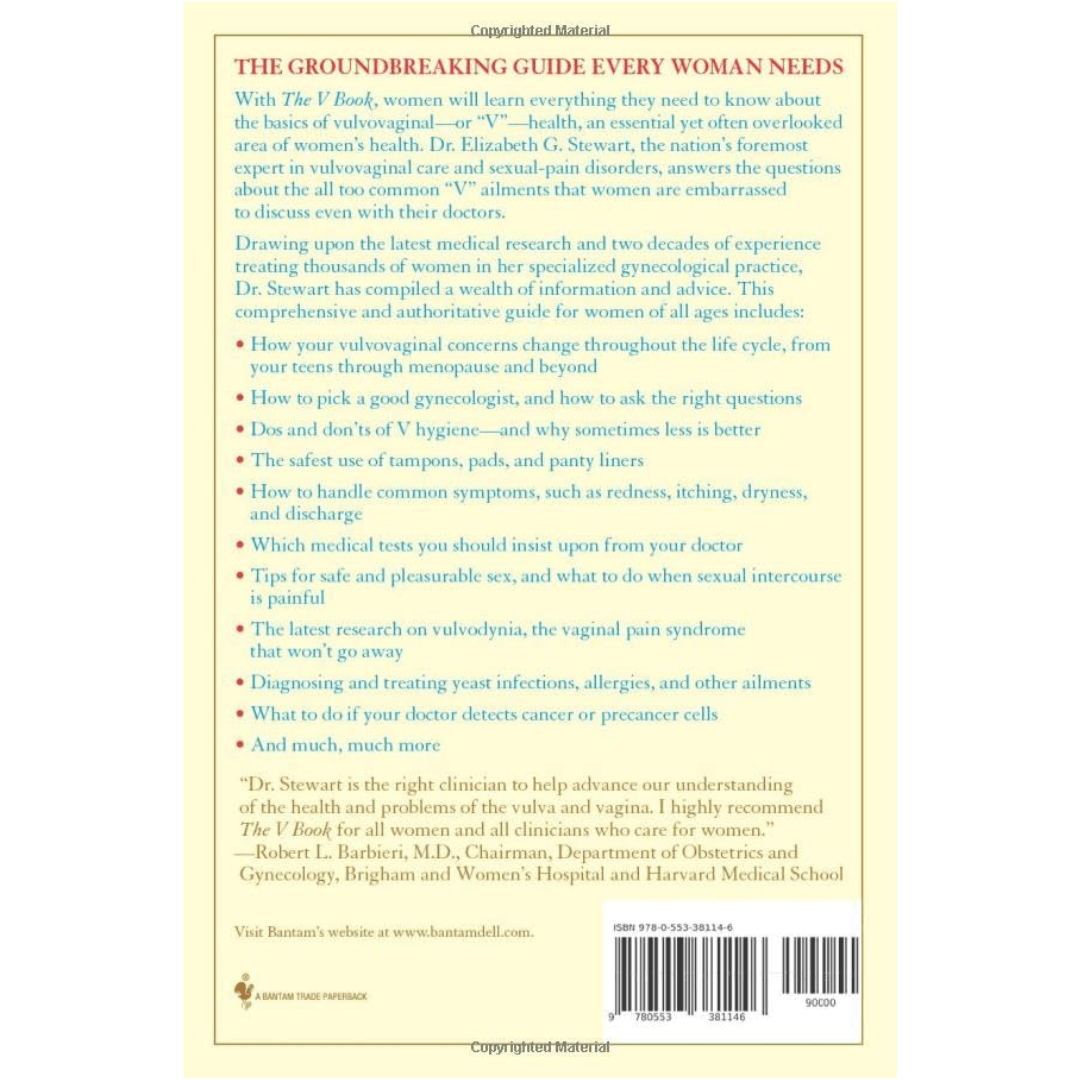 The V Book: A Doctor's Guide to Complete Vulvovaginal Health - Elizabeth G. Stewart M.D., Paula Spencer - Floravi